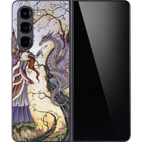 Dragon Charmer Fairy by Amy Brown Galaxy Z Fold5 5G Skin